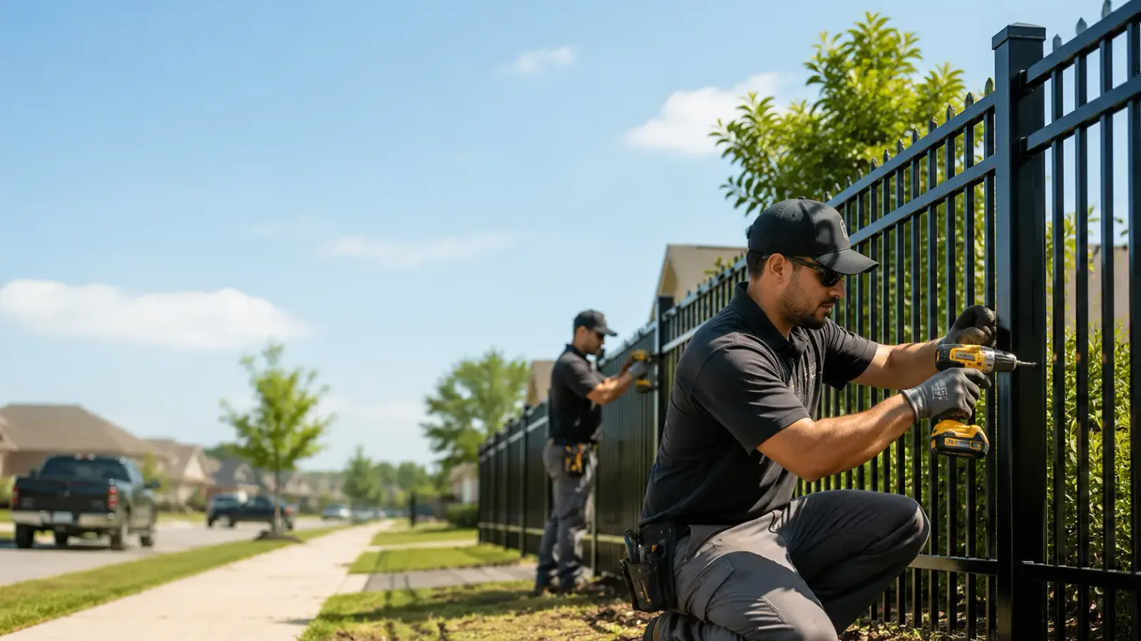 Metal Fence Installation in Roscoe, TX